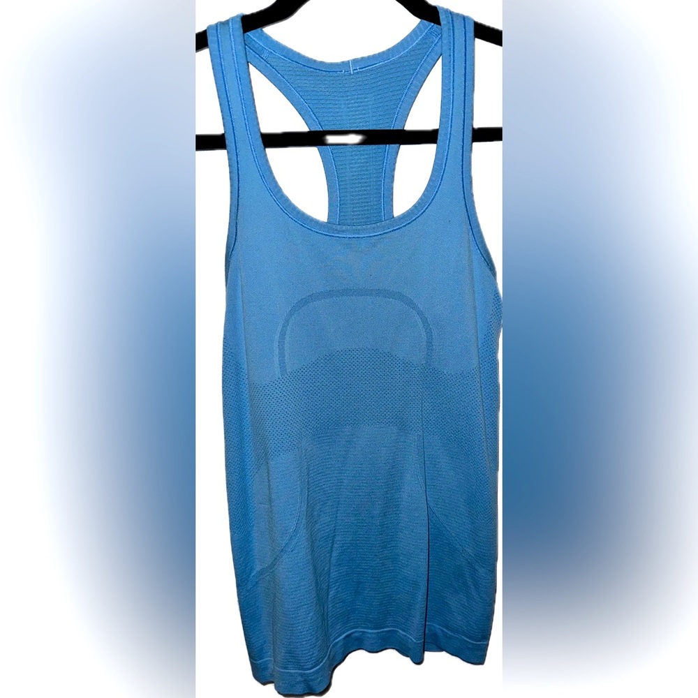 LuluLemon Blue Racerback Athletic Tank Top